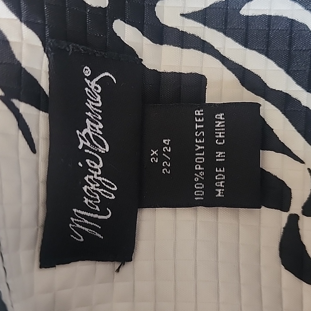 Maggie Barnes Abstract Design Open Front Blazer J… - image 7